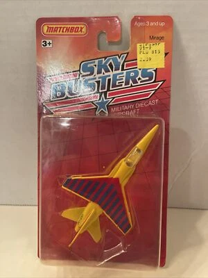 Vintage 1989 Matchbox Sky Busters SB3 Mirage Military Diecast Aircraft NIB - Image 1 of 4