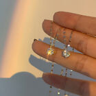 Pendentif mode coréen cristal collier clavicule chaîne femmes mariage bijoux neuf