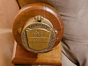 Advertising Desk Clock for Equitable Meter Co Pittsburgh - Picture 1 of 2