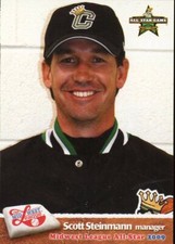 2009 Grandstand Clinton Lumberkings SCOTT STEINMAN RC TIGERS MANAGER
