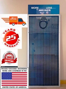 2~ 220W~286W 30% BSTC*BIFACIAL SOLAR PANEL AMERICAN MADE SUPER PANEL RV boat - Picture 1 of 4
