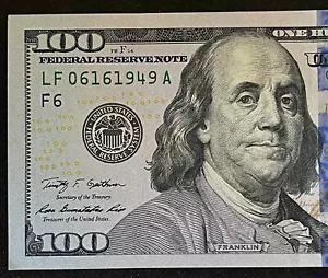 June 16th 1949 S/N LF 06161949 A Birthday Anniversary Bill $100 US Dollars Note - Picture 1 of 6