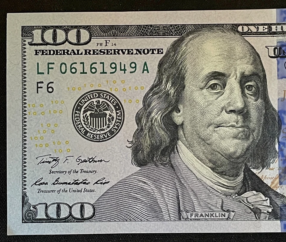 June 16th 1949 S/N LF 06161949 A Birthday Anniversary Bill $100 US Dollars Note - Image 1 of 4