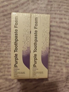 (2) Purple Toothpaste for Teeth Whitening, Purple Toothpaste Foam 1.5 fl oz ea - Picture 1 of 8