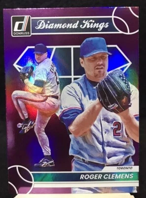 2023 Panini Donruss Roger Clemens Diamond Kings 紫色全息 #21 Blue Jays — 第 1/2 张图片