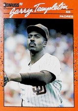 1990 Donruss #246 Garry Templeton  San Diego Padres FREE SHIP