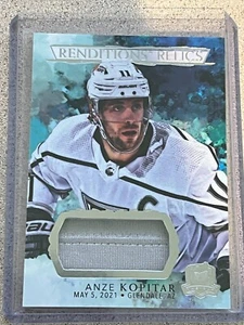 ANZE KOPITAR RENDITION RELICS PATCH 2021 UPPER DECK THE CUP #RR-AK - Bild 1 von 2