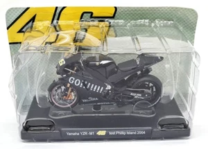 LEO 1/18 Yamaha YZR-M1 Test Philip Island 2004 Valentino Rossi Model Motorbike - Picture 1 of 3