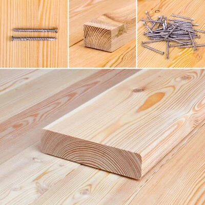 Terrassendielen Sibirische Lärche, Holz Dielen Terrassen Balkon, Bausatz 9-80m² - Bild 1 von 4