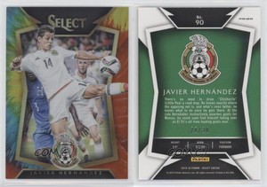 2015-16 Panini Select Tie-Dye Prizm /30 Javier Hernandez #90.1