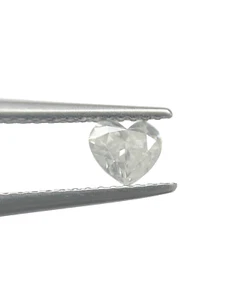 Heart Diamond 0.39 Ct H SI2 Loose Natural Engagement Valentine's Day Birthday - Picture 1 of 3