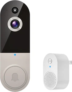 1080P Video Türklingel Kamera Wireless Cloud Speicher, Live View, 2-Wege Gespräch 2,4 GHz - Bild 1 von 12