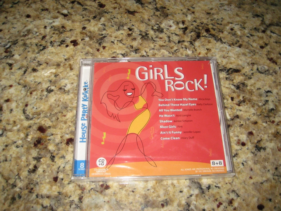 Girls Rock House Party Karaoke CD G Factory 1995 Compass Production