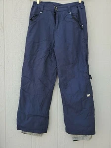 Roxy Youth Teenie Wahine Snow Pants XL Navy Blue Ski Winter Pockets Zip Snap - Picture 1 of 10