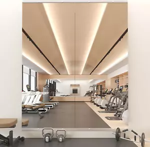 Gym Mirror, 67''X24'' 2PCS Mirrors for Home Gym Wall Large, Full Body Mirror for - Picture 1 of 9