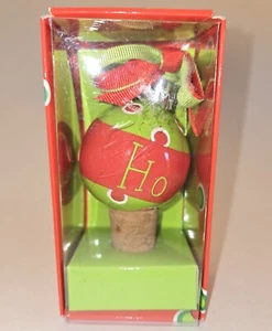 Christbaumschmuck Schlammkuchen Flasche Wein Stopfen festlich hell verpackt Spaß! - Bild 1 von 6