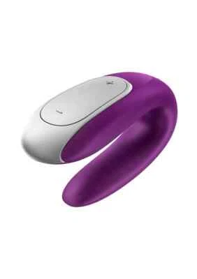 Satisfyer Double Fun violet mit Fernbedienung App Paarvibrator Partner - Bild 1 von 4