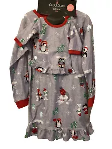 Jammies For Your Families Penguin & Friends Nightgown &18” Doll Gown Set M- 7/8 - Picture 1 of 5