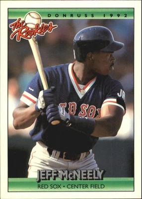 1992 Donruss The Rookies Baseball Card #75 Jeff McNeely  - Image 1 of 2