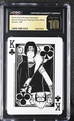 CGC PRISTINE 10 Itachi/Kisame 2024 Naruto Shippuden Playing Cards Bicycle Orig - Image 1 of 2