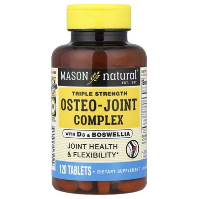 Complejo Osteo-Articular con D3 y Boswellia, Triple Fuerza, 120 Comprimidos Foto 1 de 2