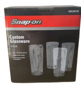 Snap On Custom Glassware 4-Pack 15 oz. Tom Collins snapon SSX24P135 - Bild 1 von 6