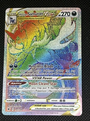 Hisuian Samurott VSTAR 197/189 Pokemon Swsh10: Astral Radiance Holo - Image 1 of 2