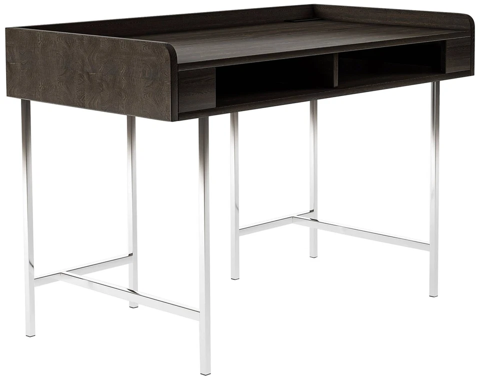 Escritorio Schendry 47 1/4"W marrón con toma de puerto USB Foto 1 de 1