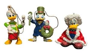 Disney Donald Duck Carol Scrooge McDuck Christmas Ornament (Lot of 3) - Picture 1 of 5
