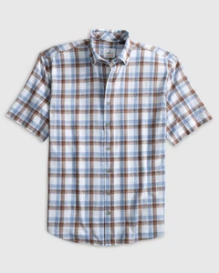Camisa Johnnie-O Hangin Out Manga Corta Abotonada - Bennett Havana Talla L - Imagen 1 de 1