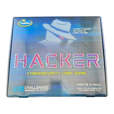 ThinkFun Hacker Cybersecurity Logic Game 120 Challenges Beginner to Expert - Image 1 of 4