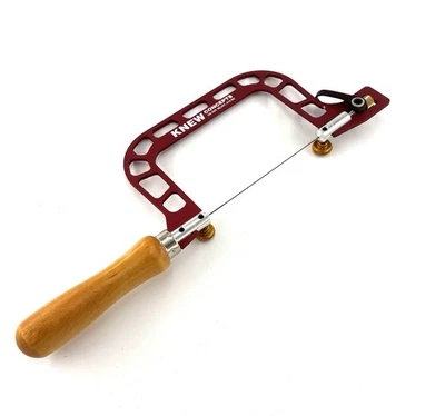 Sierra de traste para carpintero Knew Concepts de 5" con palanca de tensión y 30+ hojas ¡Excelente estado! Foto 1 de 4