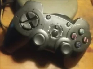 double shock black ps3 & pc wireless controller With Turbo Button  - Picture 1 of 1