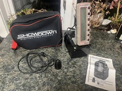 Showdown Crystal Quick Digital Fish Finder w/ Case – UNTESTED  - Image 1 of 4