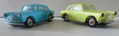 NOREV VINTAGE LOT DE 2 ALFA ROMEO GUILIETTA SPRINT 1300  1 bleu et 1 jaune pale - Photo 1/4