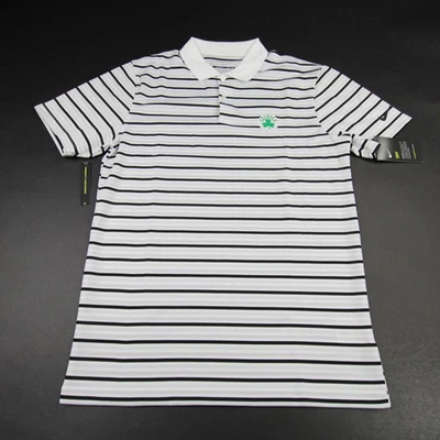Boston Celtics Nike Dri-Fit Polo Hombre Blanco/Negro Nuevo Foto 1 de 4