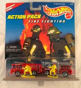 Hot Wheels Fire Fighting 1997 Action Pack Fire-Eater II Flame Stopper II - Picture 1 of 2