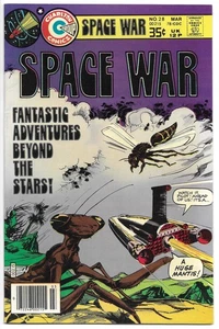 SPACE WAR #28 VF/NM 9.0 ETÀ DEL BRONZO CHARLTON FANTASCIENZA! COPERTINA MANTIS! STEVE DITKO! - Foto 1 di 2