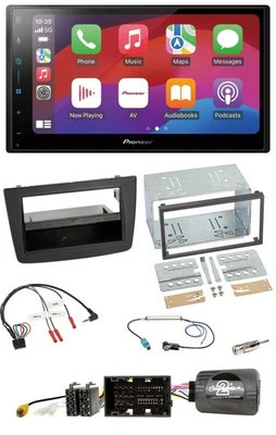 Pioneer DAB USB Lenkrad Bluetooth 2DIN Autoradio für Alfa Mito 14-18 schwarz - Bild 1 von 4