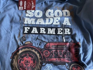 Sehr schönes So God Made A Farmer T-Shirt von The Paul Harvey Collection Gr. M - Bild 1 von 2