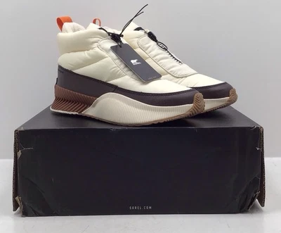 Botas impermeables Sorel Out N About para mujer con cremallera hinchada en tiza talla 10 de EE. UU. Foto 1 de 4