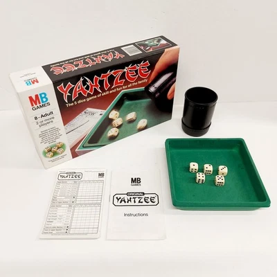 Yahtzee Vintage Dice Game MB Games 1985 Edition - Image 1 of 4