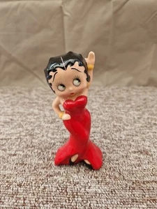 Betty Boop Red Dress Ceramic Figure Vandor 1995. 5" - Picture 1 of 5