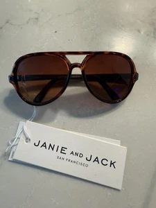 NEW ๐ Janie and Jack ๐ Kids Sunglasses Tortoise Brown Frames 0-3 Years - Picture 1 of 3
