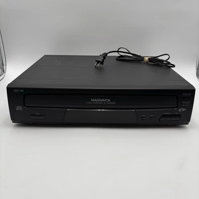 Magnavox 5-Disc Carousel CD Changer CDC725 No Remote EUC Tested Working - Image 1 of 4