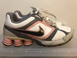 Nike Shox Women’s Running Shoes 407991-101 White/Gray/Pink - Picture 1 of 8