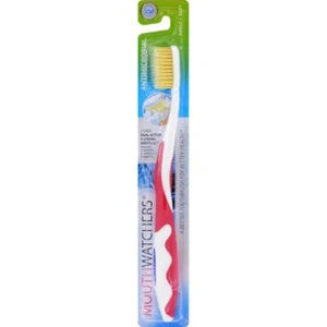 Doctor Plotka's Mouthwatchers Adult Soft Bristles Toothbrush Red 1 ct Pack of 3 - Picture 1 of 4