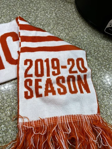 NHL Anaheim Ducks Orange Alliance 2019-2020 Season Ticket Holder Exclusive Scarf Cover