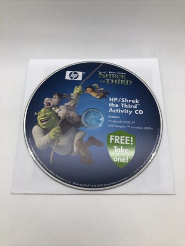 SHREK THE THIRD ACTIVITY CD HP OPROGRAMOWANIE HEWLETT-PACKARD DLA WINDOWS 2000 XP