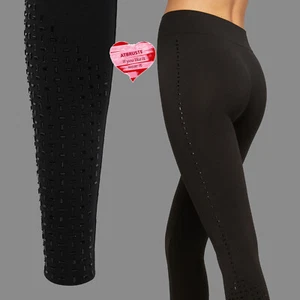 Wolford Gilda Leggings • L • black / black ... Samt und Kristall-Nieten - Bild 1 von 10